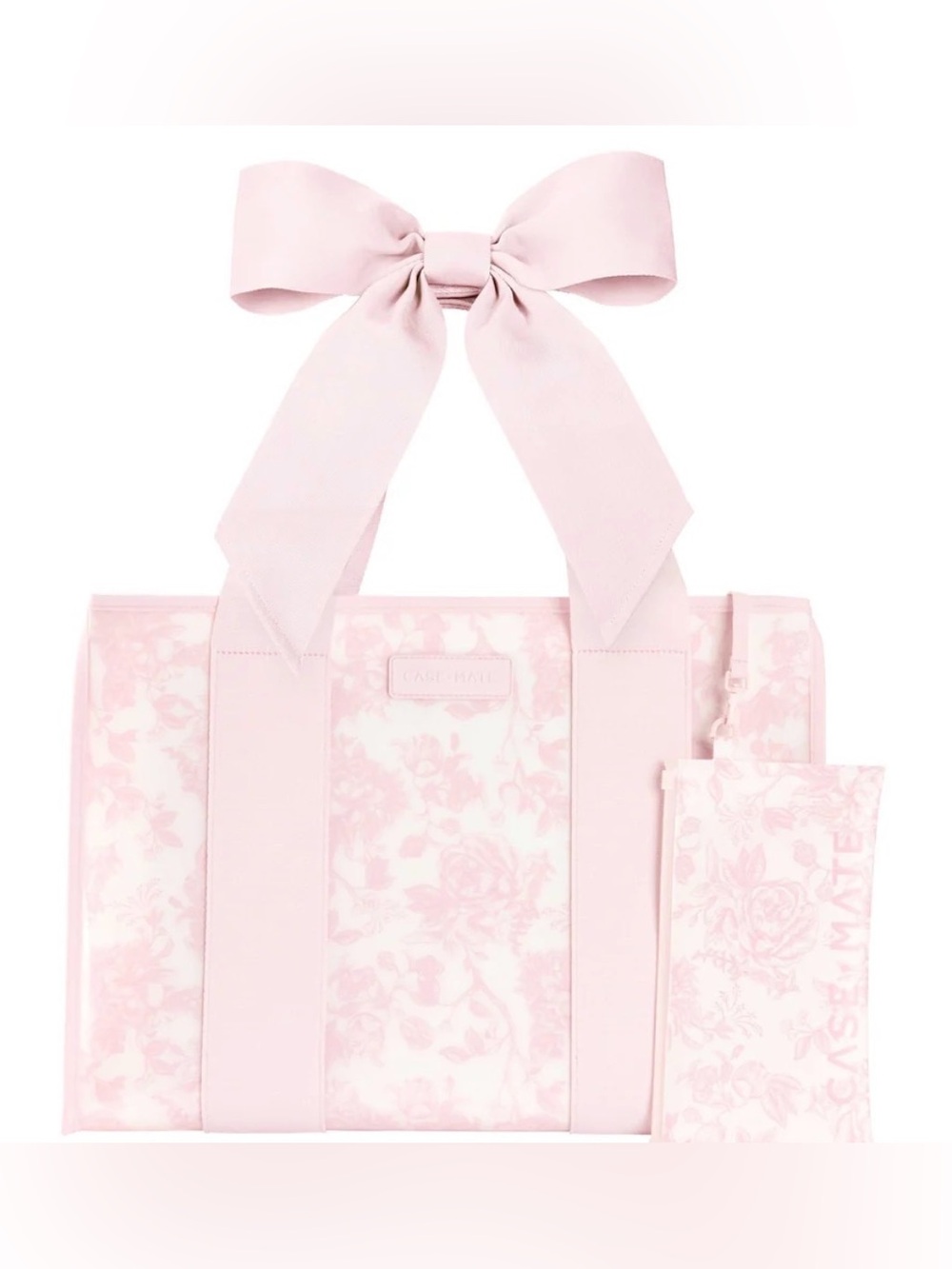 Case Mate Jelly Tote AND organizer - Ballet Pink Rose